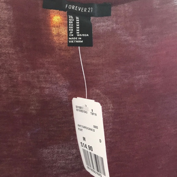 Maroon Cardigan - Picture 2 of 2